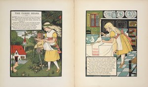 Goldlöckchen, eine Figur aus der Geschichte 