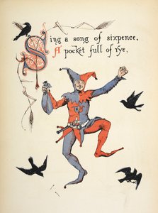 Sing ein Lied von sechs Pence, eine Tasche voll Roggen. von Walter Crane