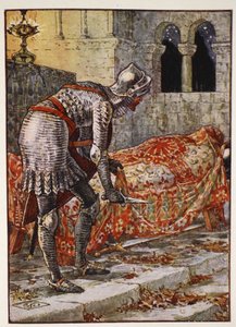 Sir Lancelot in der Chapel Perilous, aus 