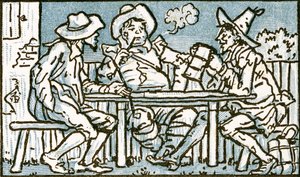 Die glücklichen Armen, Liedillustration für 