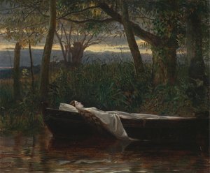 Die Dame von Shalott [1862, Royal Academy of Arts, London, Ausstellungskatalog]