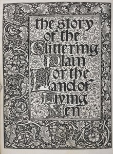 Titelseite dekoriert mit Blumenmuster von Walter Crane