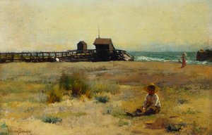Junge am Strand, 1884 von Walter Frederick Osborne
