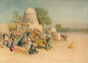 Ein Markt am Rande der Wüste von Walter Frederick Roofe Tyndale