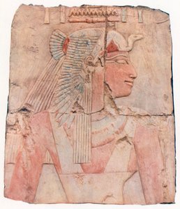 Aahmes, Mutter von Hatshepsu, im Tempel von Der El-Bahri