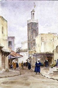 Eine östliche Straßenszene von Walter Frederick Roofe Tyndale