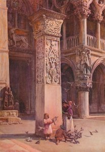 Auf der Piazzetta, Venedig, um 1900 1913 von Walter Frederick Roofe Tyndale