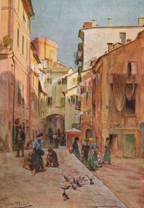 La Piazza, Sestri Levante, um 1910, 1912