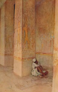 Die Geburtskolonnade im Tempel von Hatschepsut von Walter Frederick Roofe Tyndale