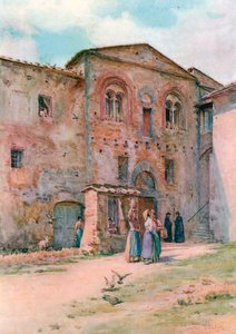 Das Haus des Provosts, San Gimignano von Walter Frederick Roofe Tyndale