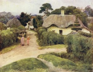 Der New Forest: Furzy Lodge, nahe Beaulieu von Walter Frederick Roofe Tyndale