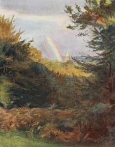 Der New Forest: Lyndhurst Kirche von Emery Down von Walter Frederick Roofe Tyndale