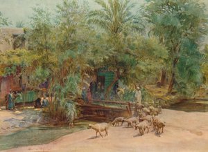Das Dorf Marg, um 1905, 1912 von Walter Frederick Roofe Tyndale