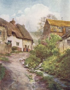 Wessex: Die Mühlenhäuschen in Sutton Poyntz, nahe Weymouth von Walter Frederick Roofe Tyndale
