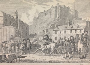Edinburgh Castle und Pferdemarkt