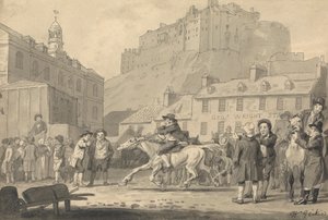 Edinburgh Castle und Pferdemarkt