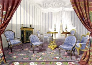 Crystal Palace, der Ruhesaal der Königin, aus Recollection