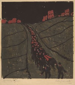 Das Begräbnis von Walter Gramatte