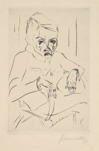Müder Soldat I, 1919 von Walter Gramatte