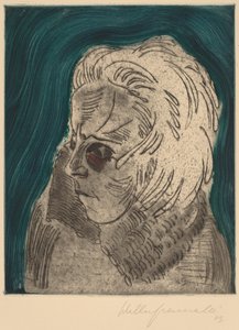 Müde Frau, Sonia Gramatté, 1923 von Walter Gramatte