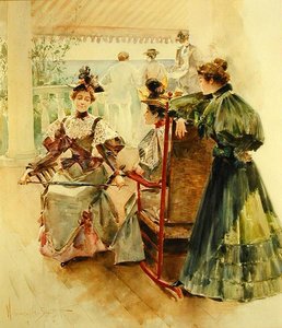 Auf der Veranda von Walter Granville Smith