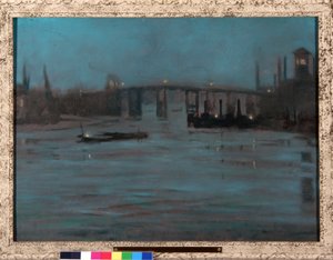 Nocturne, Battersea Old Bridge, London von Walter Greaves