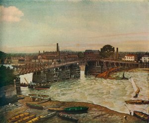 Alte Battersea-Brücke, 1874-1933