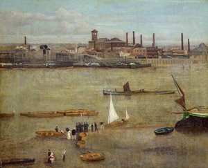 Die Plumbago-Fabrik, Battersea von Walter Greaves