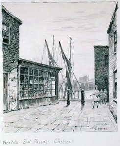 Worlds End Passage, Chelsea von Walter Greaves