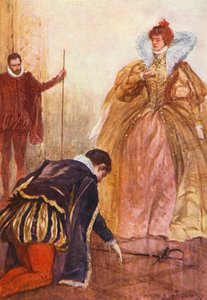 Illustration für Kenilworth von Sir Walter Scott von Walter Grieve