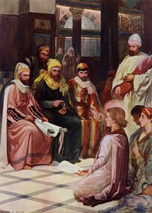 Der junge Jesus im Tempel von Walter Grieve