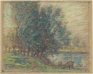Weiden, Longpre, Frankreich von Walter Griffin
