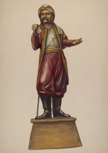 Zigarrenladen-Figur, ca. 1937