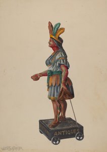 Zigarrenladen-Indianer, ca. 1936