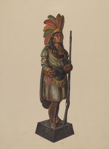 Zigarrenladen-Indianer, um 1936