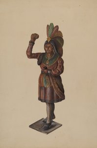 Zigarrenladen-Indianer, um 1936