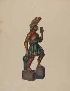 Indianer im Zigarrenladen, ca. 1936