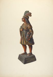 Zigarrenladen-Indianer von Walter Hochstrasser