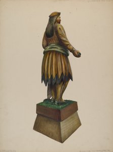 Zigarrenladen-Indianer von Walter Hochstrasser
