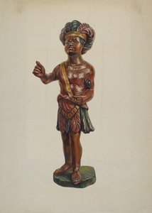 Zigarrenladen-Indianer, ca. 1940