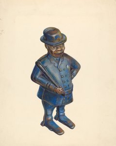 Spielzeugbank: Polizist von Walter Hochstrasser