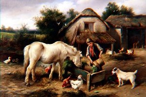 Ein Bauernhof in Devonshire von Walter Hunt