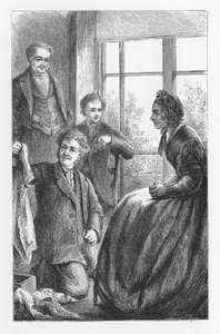 Szene aus Die Mühle am Floss von George Eliot, ca. 1880 von Walter James Allen