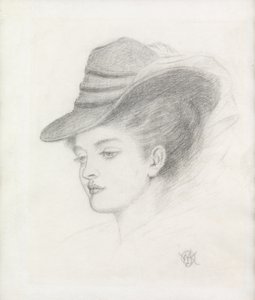 Emily Renshaw, die Frau des Künstlers von Walter John Knewstub