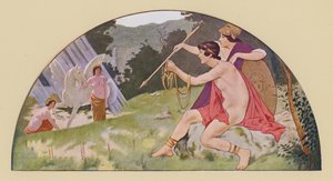Bellerophon erhält von Minerva das geflügelte Pferd Pegasus von Walter MacEwen