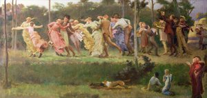 Ein Erntetanz, 1904 von Walter Mclaren