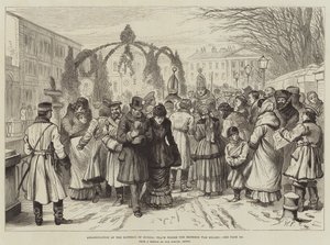 Ermordung des Kaisers von Russland, Ort, an dem der Kaiser getötet wurde von Walter Paget