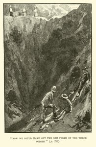Illustration für König Salomons Schatzkammer von H. Rider Haggard von Walter Paget