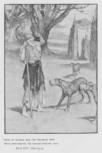 Illustration für Popes Odyssee von Homer von Walter Paget