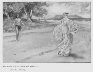 Illustration zu Popes Odyssee von Homer (Lithografie) von Walter Paget